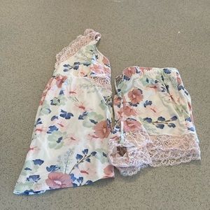Ladies la Vie en Rose Sleep Set Size Medium